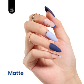 beetles Navy Eclipse Blue Gel Nail Polish 15ML in packaging