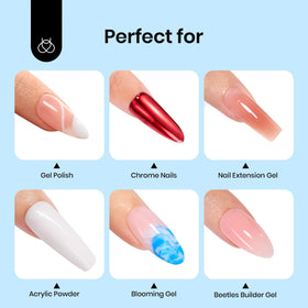 beetles No Wipe Gel Top Coat 15ml in beauty setup