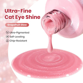 Beetles Pink Cat Eye Gel Nail Polish in a beauty gift set