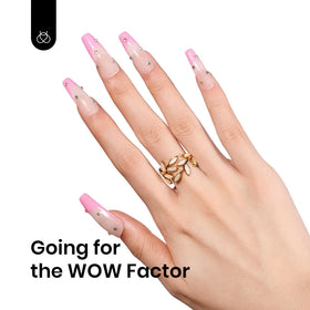 beetles Pink Gel Nail Polish 15ML applied on nails