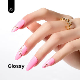 beetles Pink Gel Nail Polish 15ML side view
