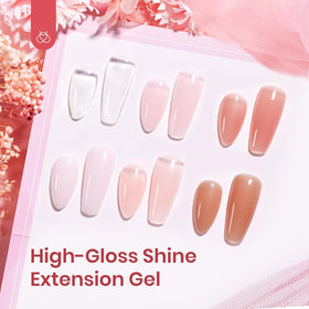 beetles Poly Nail Gel Kit mini nail lamp and accessories