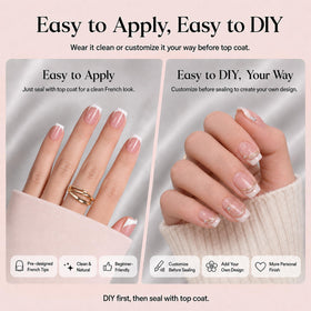 Beetles press on nails displayed in packaging