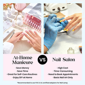 beetles Press On Nails Kit displayed with vibrant nails