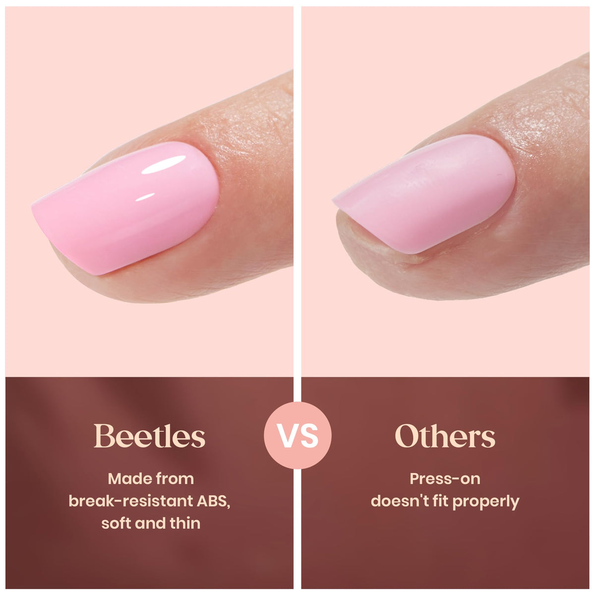 beetles Press On Nails Kit showing all 24 colours available