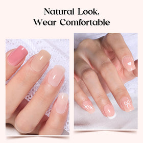 beetles Press On Nails with glitter designs and nail stickers