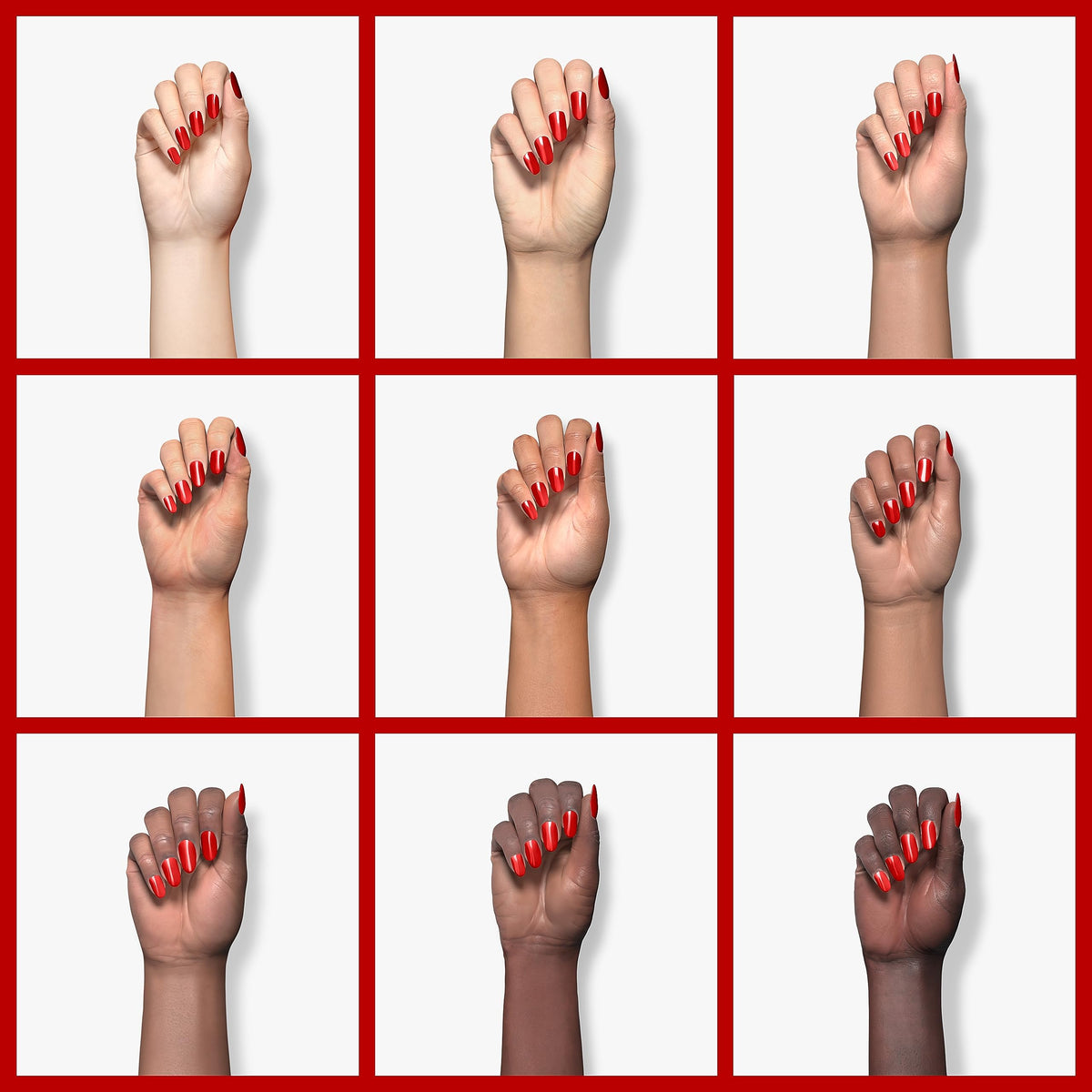 Beetles Red Gel Polish 15ml with LED lamp