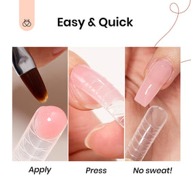 Beetles Slip Solution and nail file included in the kit