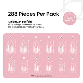 beetles Soft Gel Nail Tips displayed with nail glue