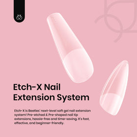 beetles Soft Gel Nail Tips showing various sizes