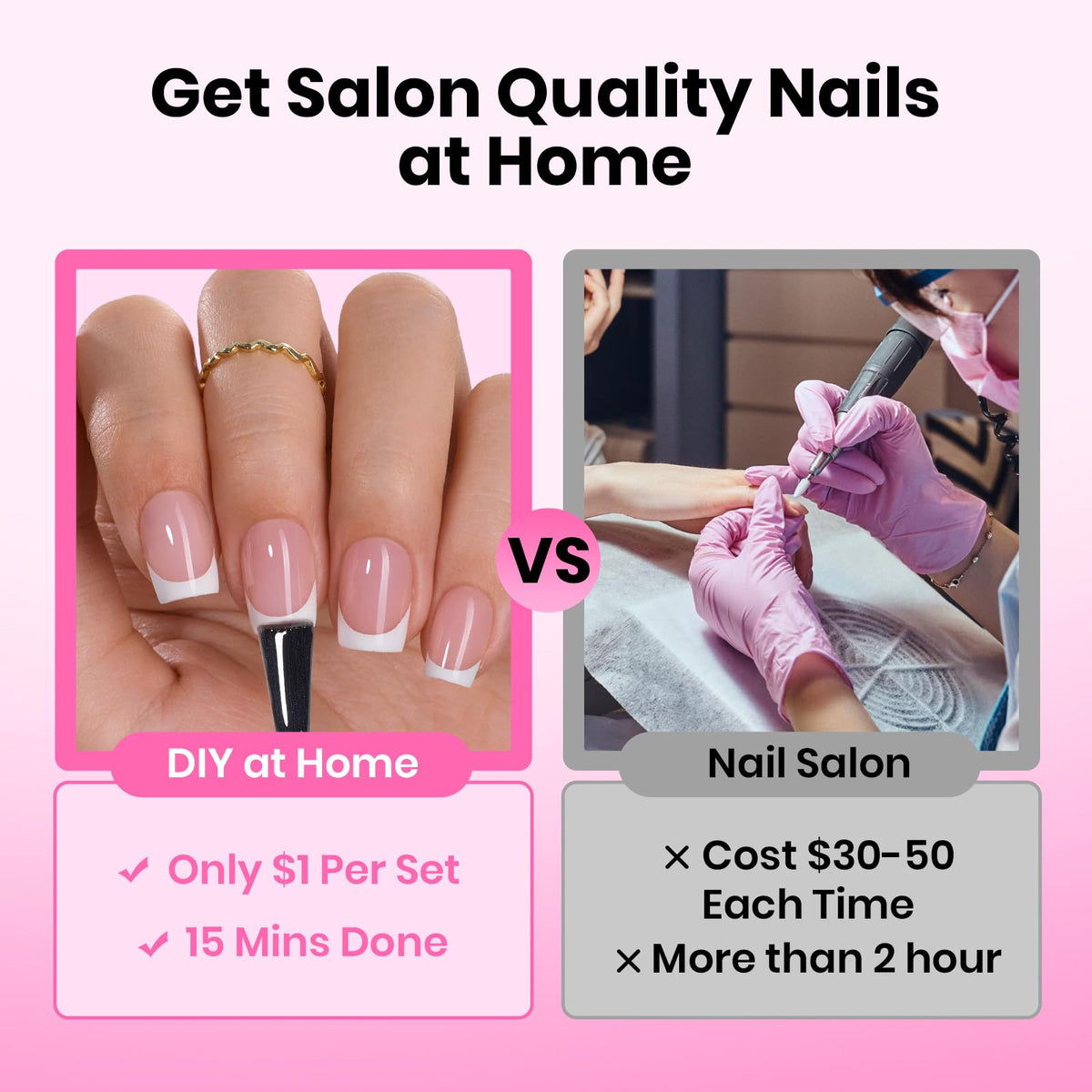 beetles Soft Gel Nail Tips Square Short application demonstration