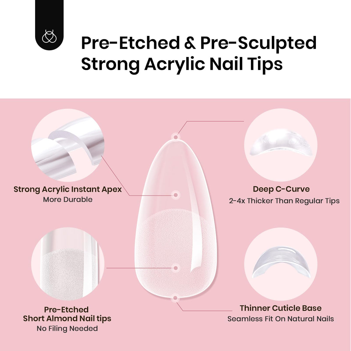 beetles Tipex Instant Apex Nail Tips on a nail lamp