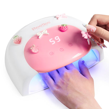 beetles UV Nail Lamp front view in Candy White