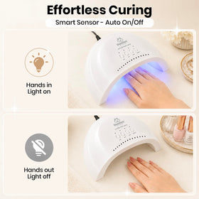beetles UV Nail Lamp in use during a manicure