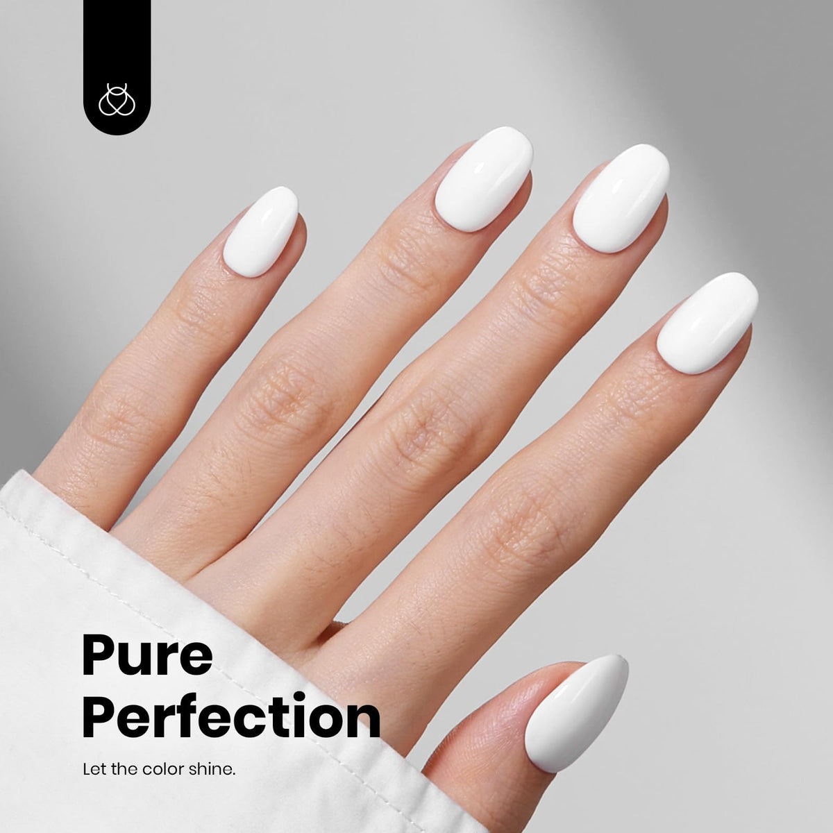 beetles White Gel Polish with UV lamp for curing