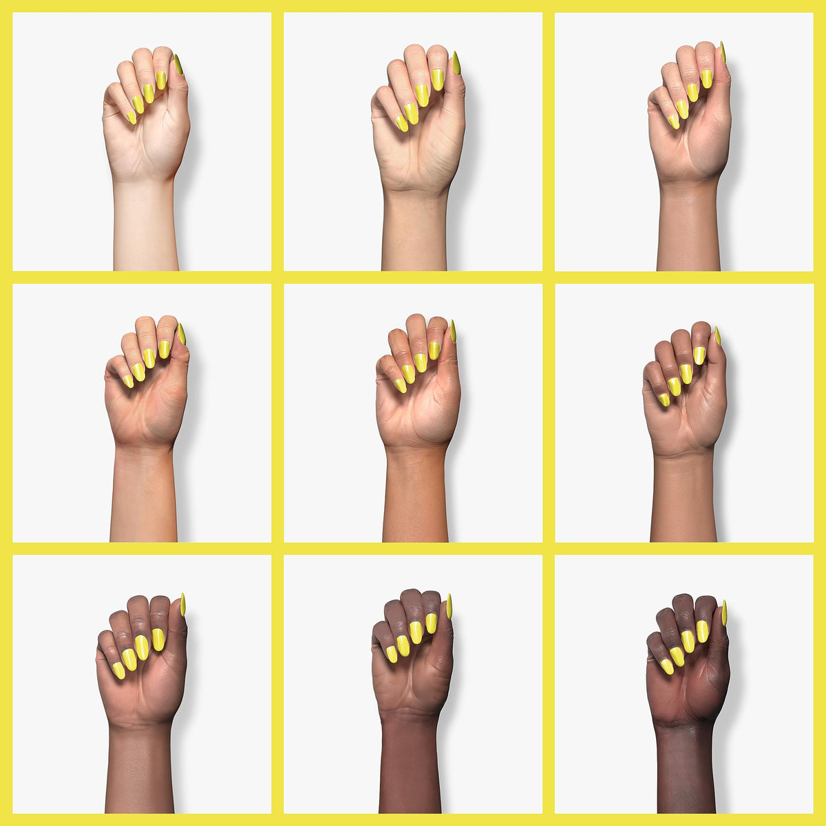 beetles Yellow Gel Nail Polish 15ML in a nail art setup