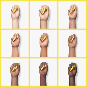 beetles Yellow Gel Nail Polish 15ML in a nail art setup