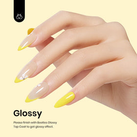 beetles Yellow Gel Nail Polish 15ML with brush applicator