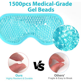 BeeVines Gel Eye Mask with reusable storage bag