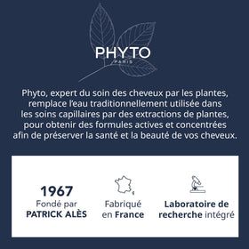 Before and after comparison of hair colour using PHYTO Phytocolor