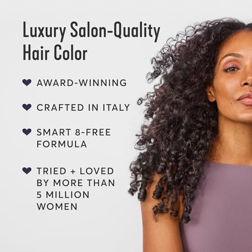 Before and after hair colour results using Madison Reed