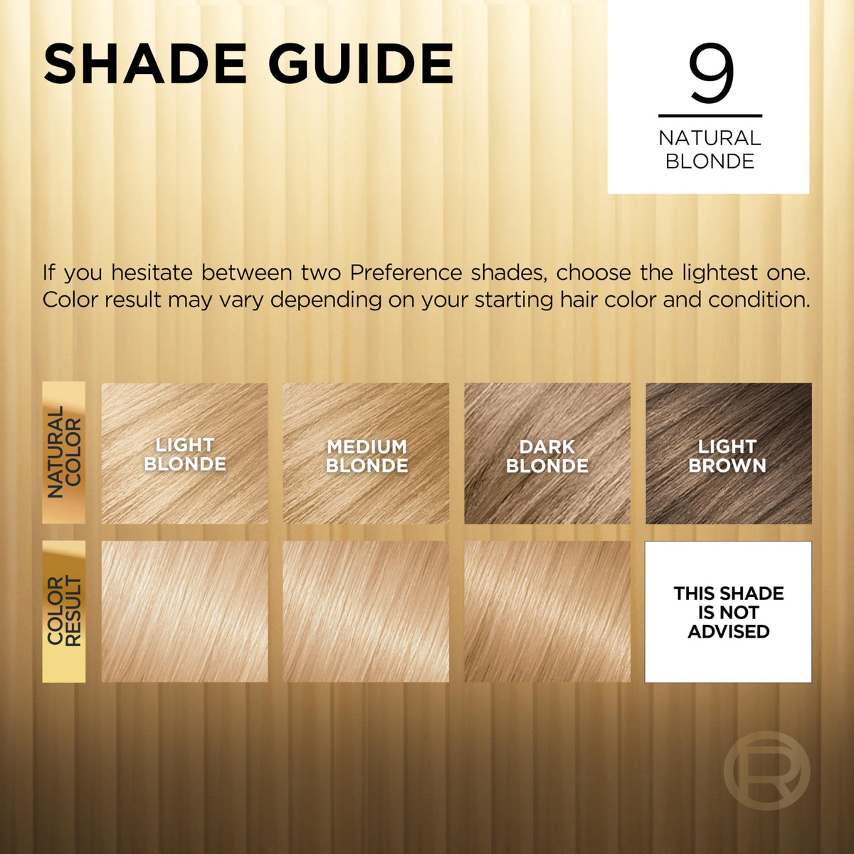 Before and after hair colour results with L'Oreal Paris