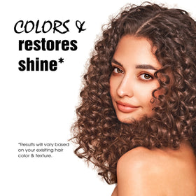 Before and after hair colour results with LIGHT MOUNTAIN Henna