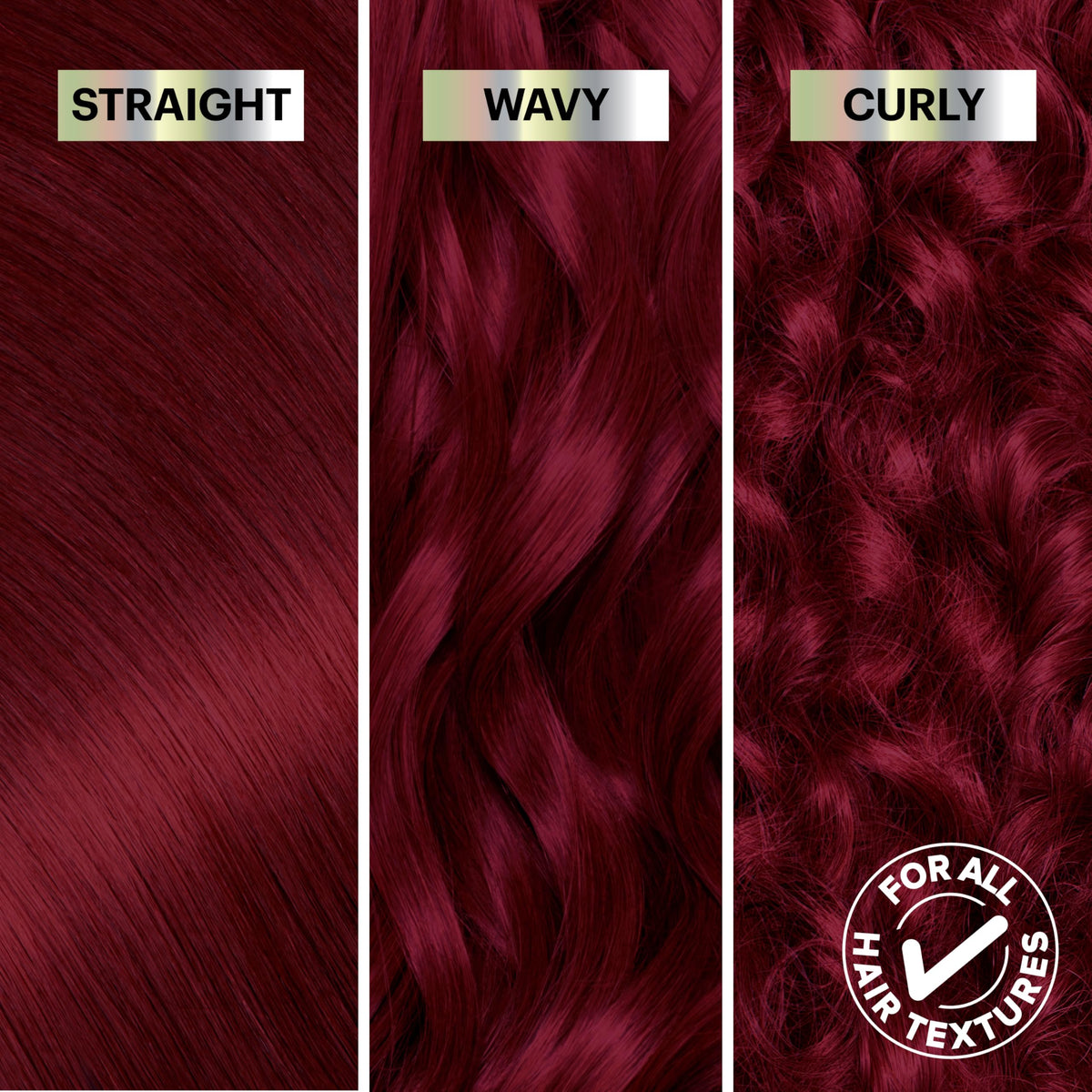 Before and after hair colour with Garnier Nutrisse