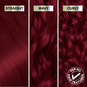 Before and after hair colour with Garnier Nutrisse