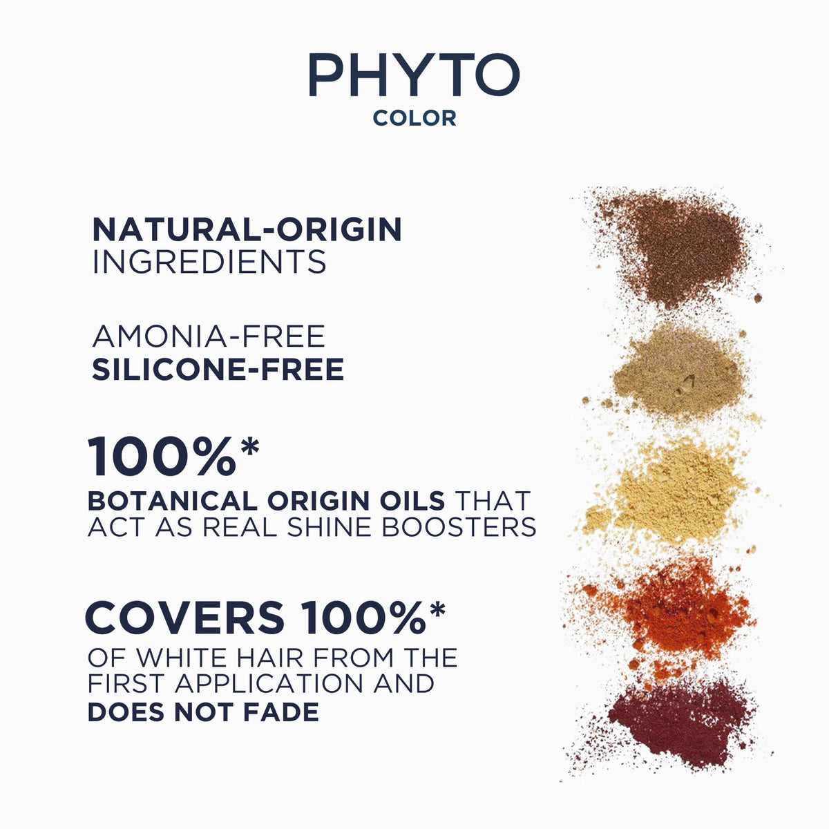 Before and after results of using PHYTO Phytocolor 4.77 on hair