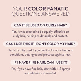 Before and after results of using Pureology Leave-In Conditioner