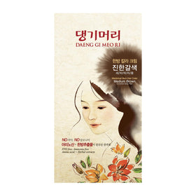 Before and after results using Daeng Gi Meo Ri hair dye cream