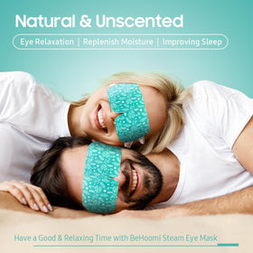 BeHoomi Steam Eye Mask opened showing the mask