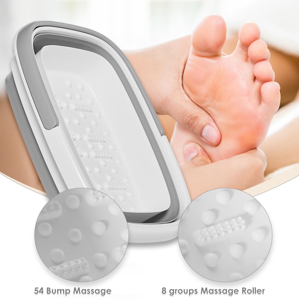 Beinilai Collapsible Foot Bath Basin in a lifestyle setting