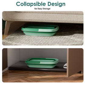 Beinilai Collapsible Foot Bath Basin in use with warm water