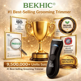 Bekhic trimmer in discreet packaging for travel