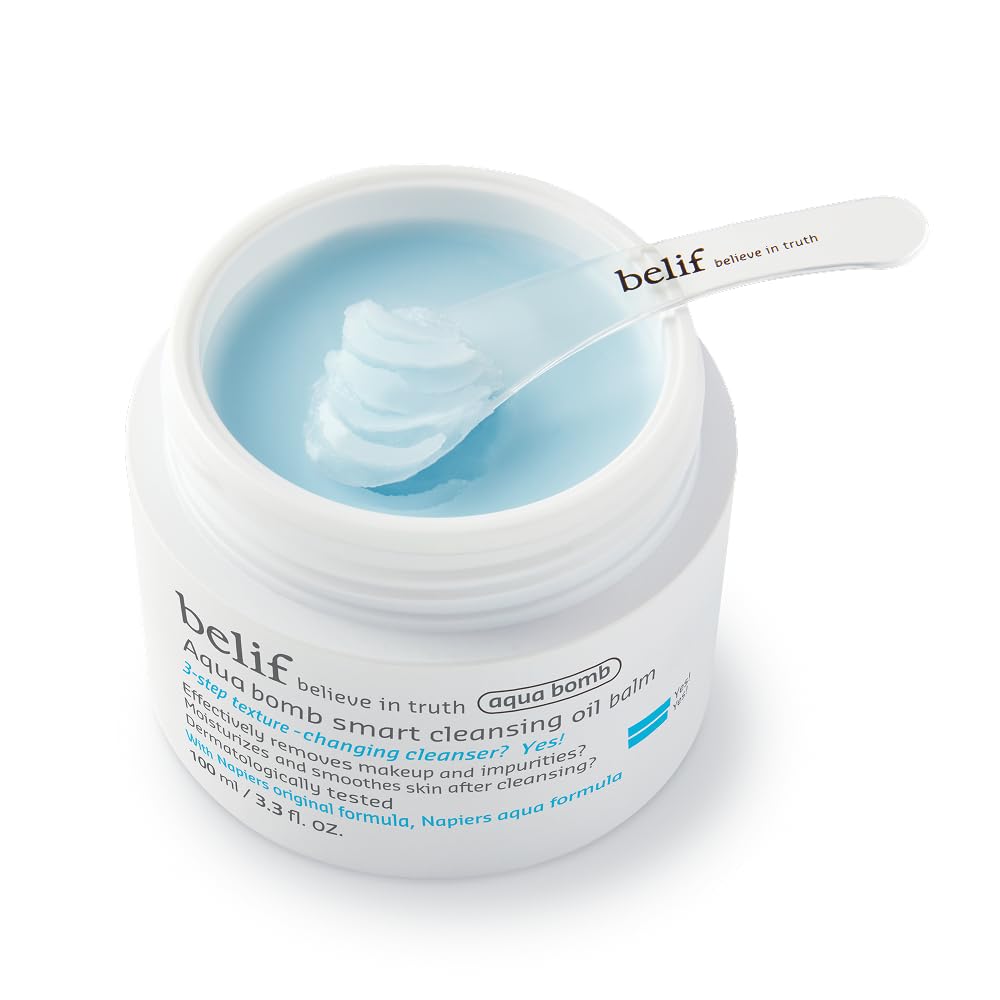 belif Aqua Bomb Cleansing Balm front view with packaging