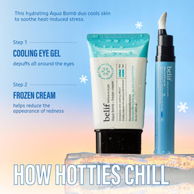 belif Aqua Bomb Cooling Eye Gel 15ml with other skincare products