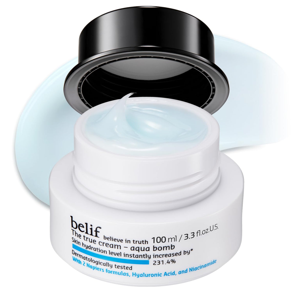belif Aqua Bomb Gel Moisturiser front view with packaging