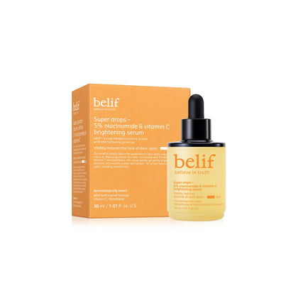 belif Niacinamide 5% & Vitamin C Serum front view
