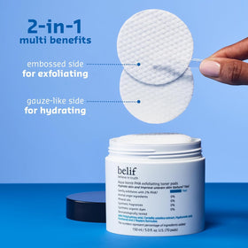 belif PHA 2% Toner Pads in a lifestyle setting