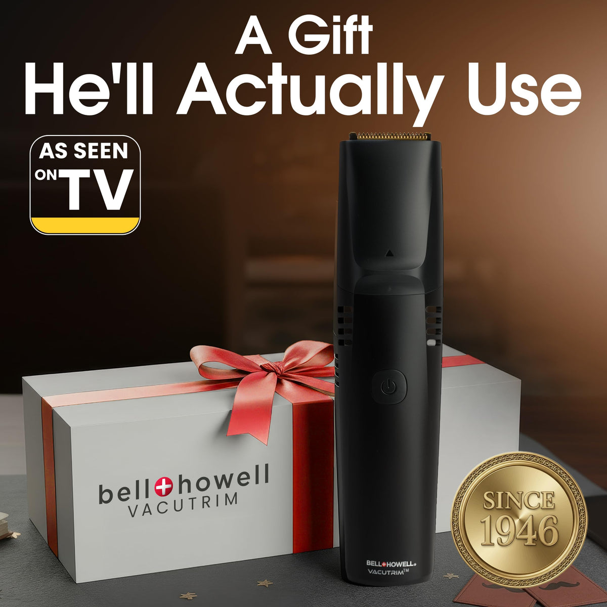 Bell+Howell Vacutrim compact design for travel use