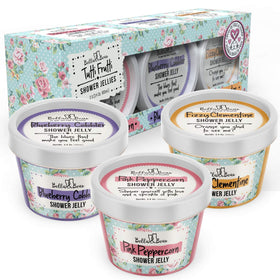 Bella and Bear Tutti Frutti Shower Jellies gift set front view