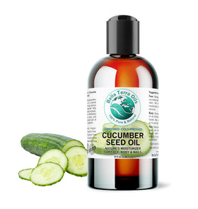 Bella Terra Oils Cucumber Seed Oil 8 oz front view