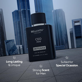 Bella Vita Luxury CEO MAN INTENSE Eau de Parfum 100 ml lifestyle scene