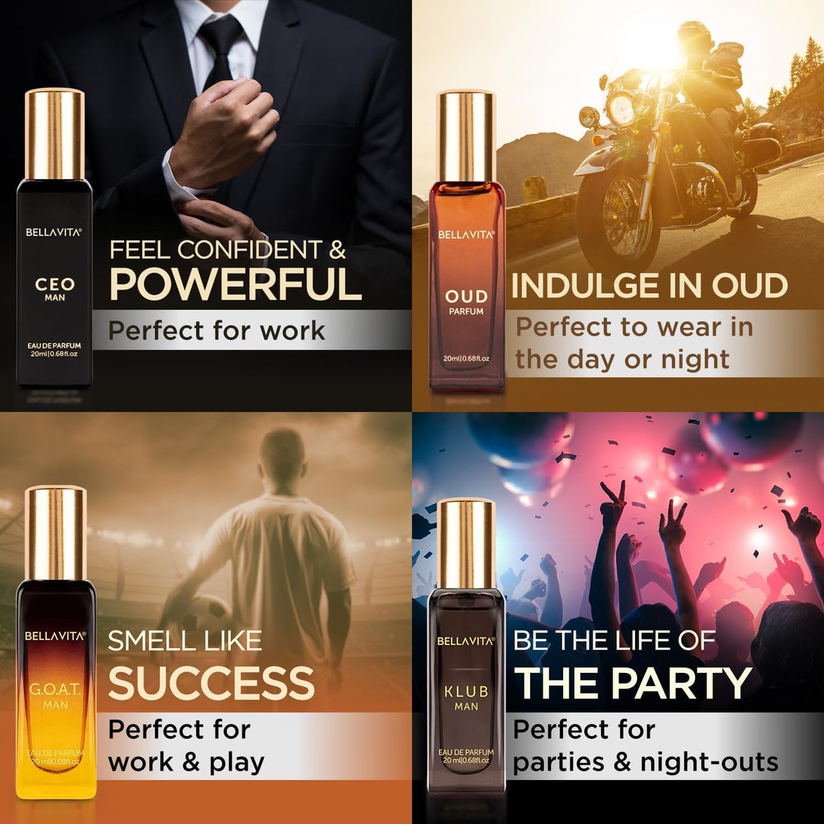 Bella Vita Luxury Impact Man mini perfume bottle