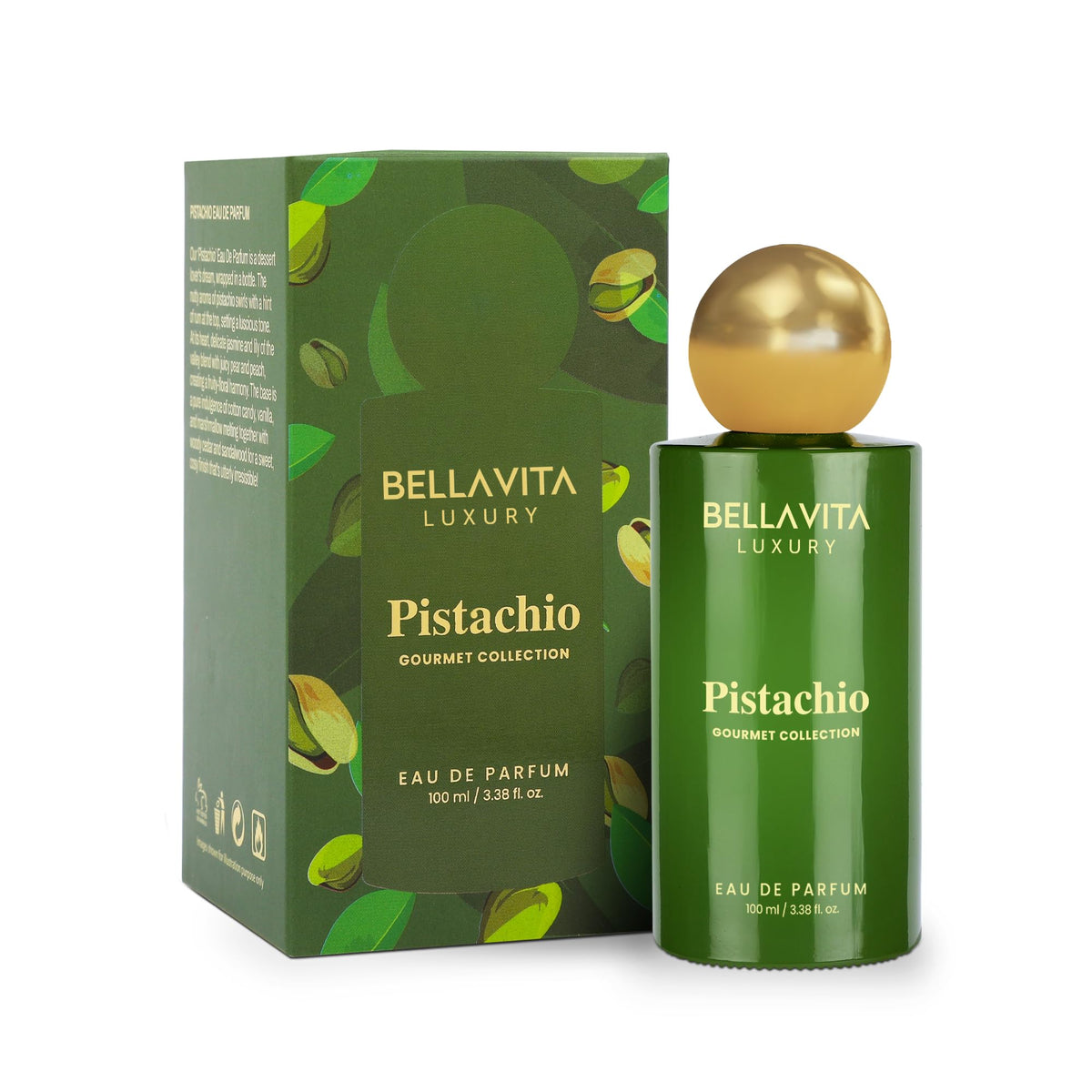 Bella Vita Organic Pistachio Eau de Parfum 100ml front view