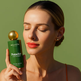 Bella Vita Organic Pistachio Eau de Parfum bottle side view