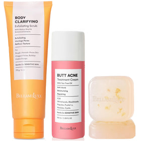 BellamiLuxx Butt Acne Set including soap bar and lotion