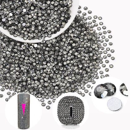 BELLEBOOST 2000PCS Black Diamond rhinestones front view